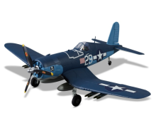 Warbird F4U Corsair bleu PNP 750mm Derbee